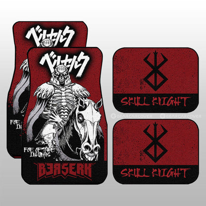 The Skull Knight Car Floor Mats Custom Berserk Anime Car Accessories