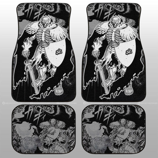 The Skull Knight Car Floor Mats Custom Car Accessories