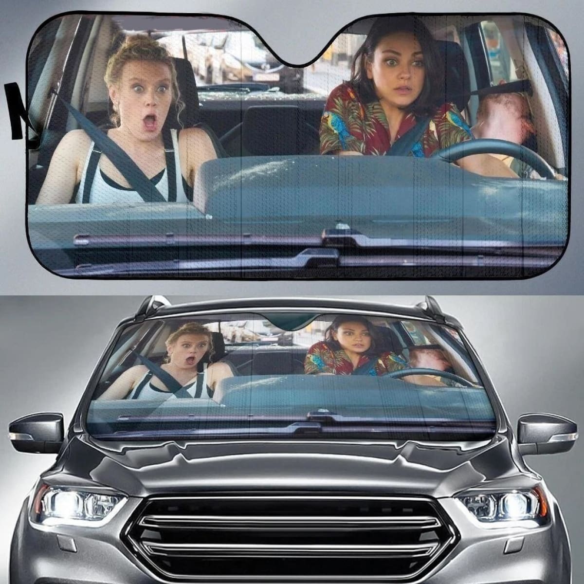 The Spy Who Dumped Me Car Visor Sun Shade Universal Fit 174503