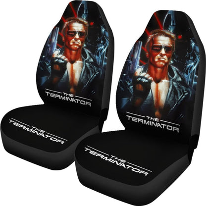 The Terminator Art Car Seat Covers Movie Fan Gift H040620 Universal Fit 225311