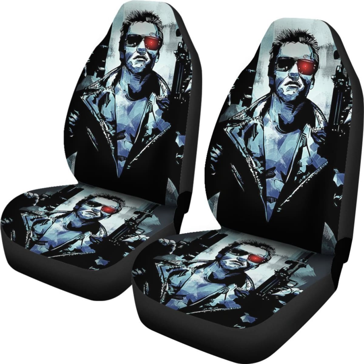 The Terminator Car Seat Covers Movie Fan Gift H040620 Universal Fit 225311