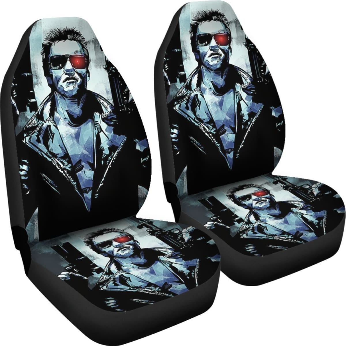 The Terminator Car Seat Covers Movie Fan Gift H040620 Universal Fit 225311
