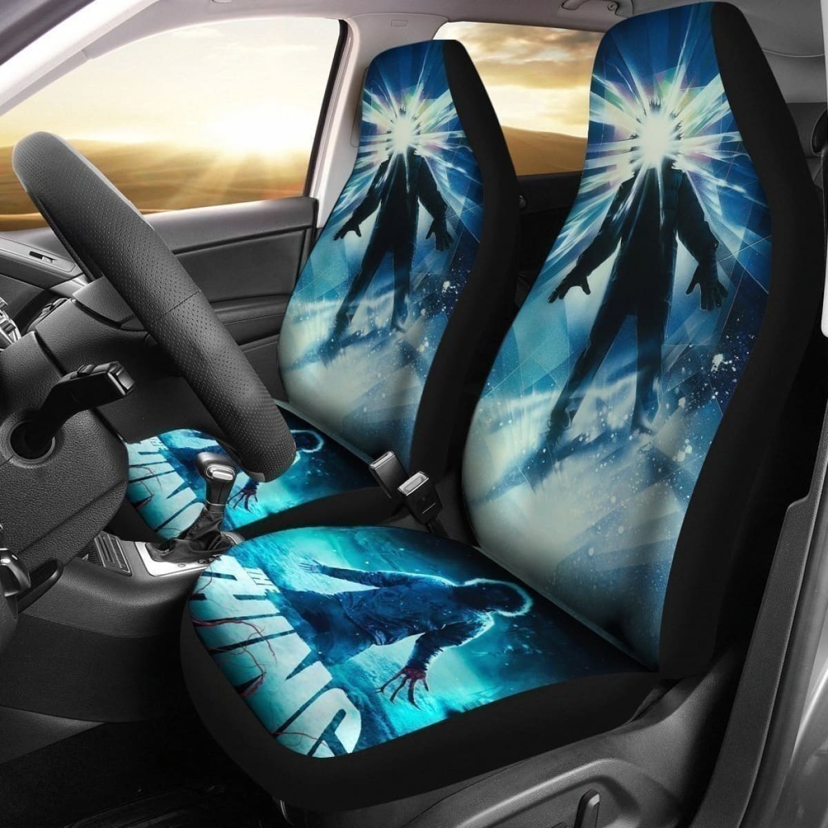 The Thing Car Seat Covers For Horror Movies Fan Gift Universal Fit 194801