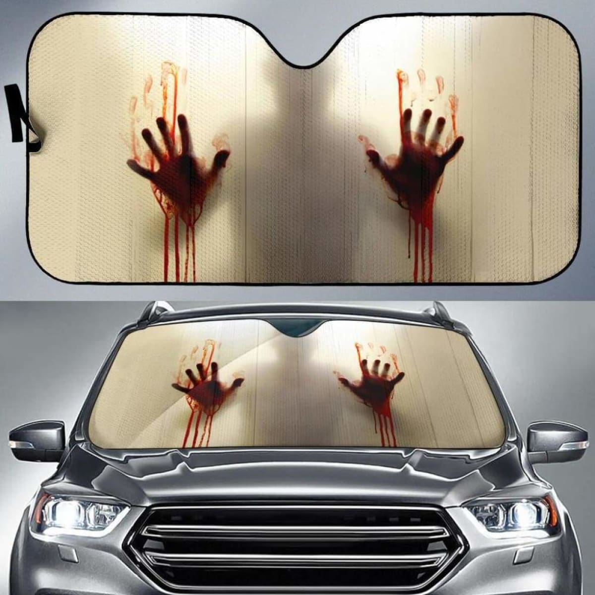 The Walking Dead Auto Sun Shades 918b Universal Fit