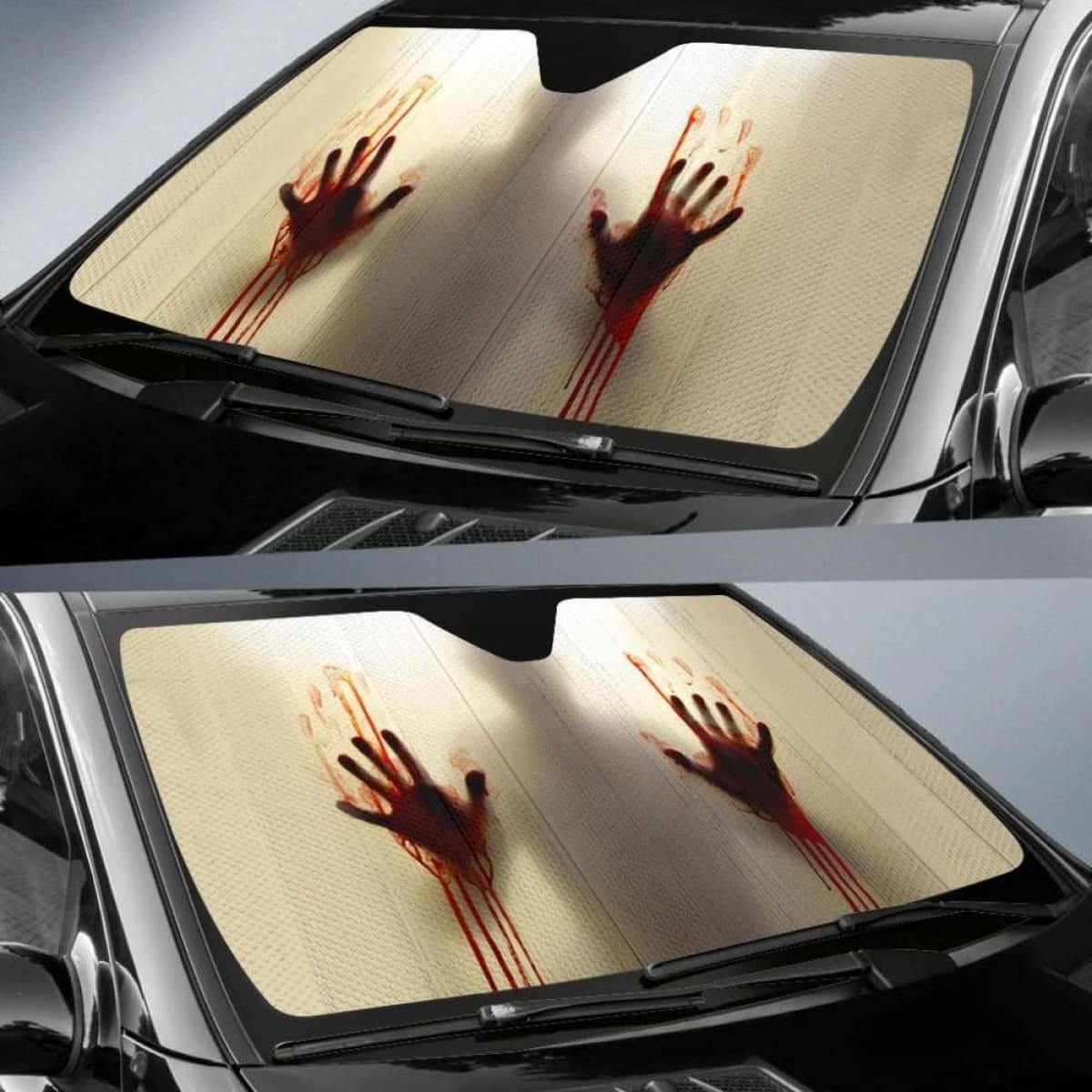 The Walking Dead Auto Sun Shades 918b Universal Fit
