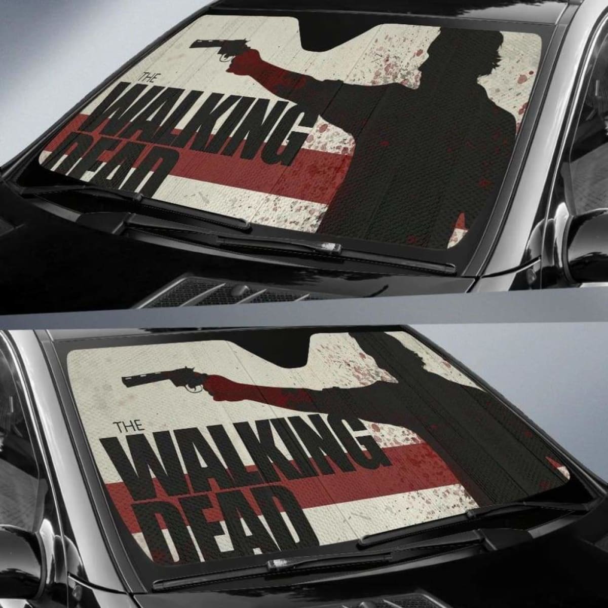 The Walking Dead Car Auto Sun Shade 211626 Universal Fit