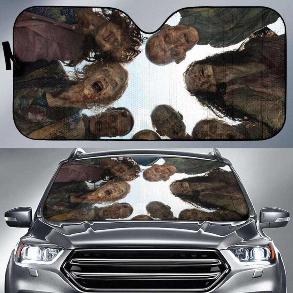 The Walking Dead Car Auto Sun Shade 211626 Universal Fit