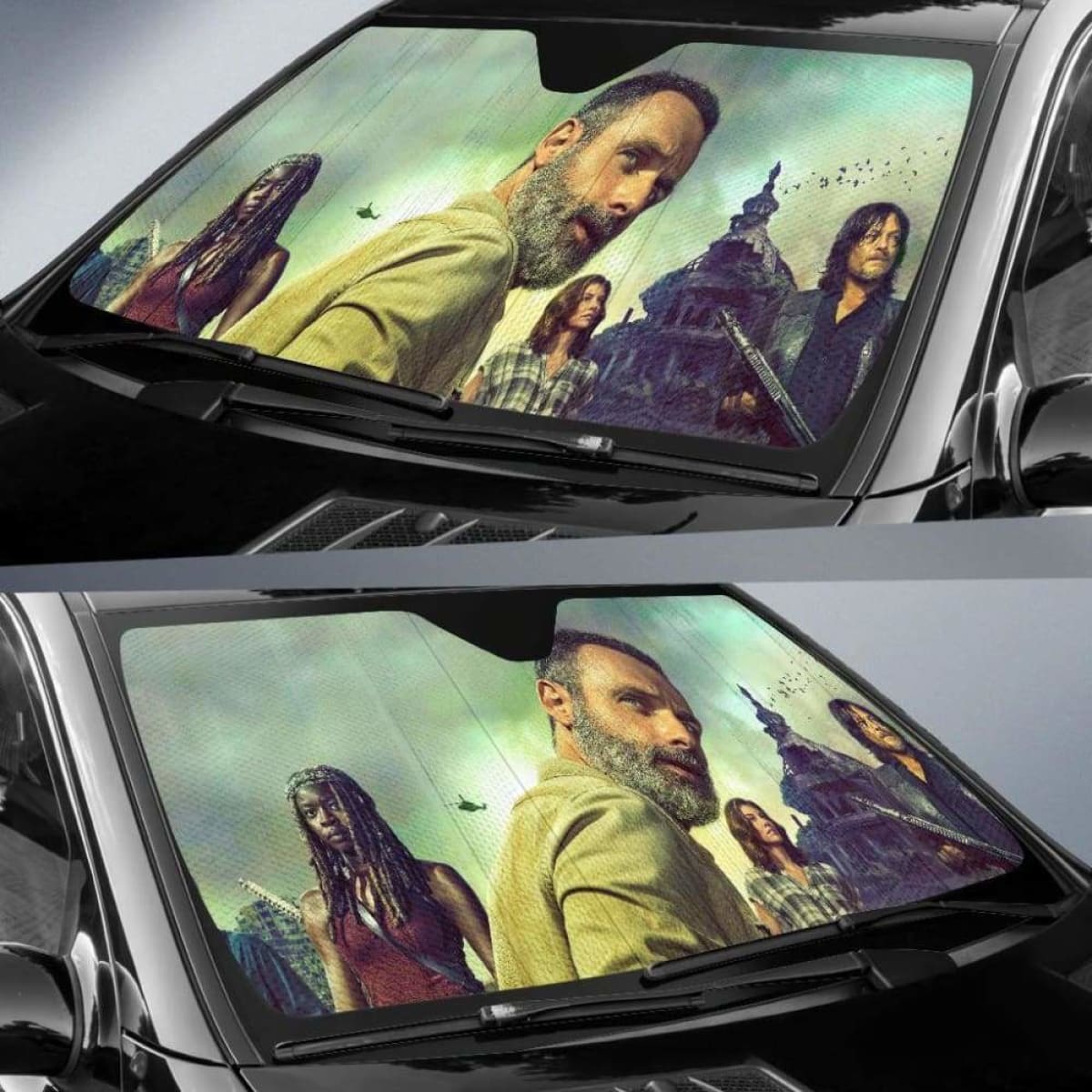 The Walking Dead Car Auto Sun Shade 211626 Universal Fit