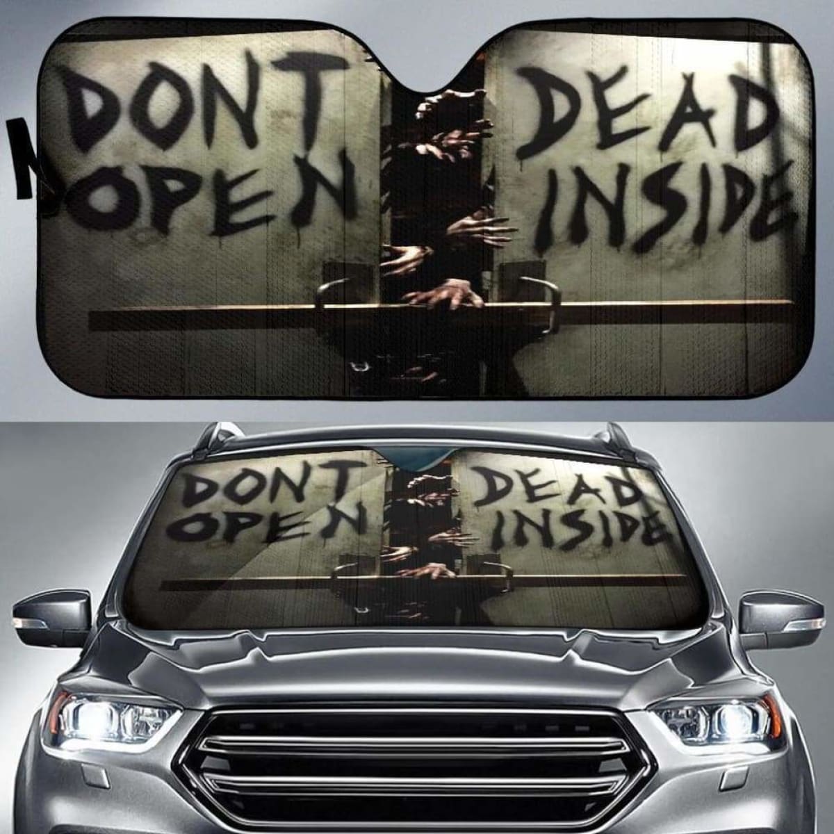 The Walking Dead Car Auto Sun Shades Universal Fit 051312