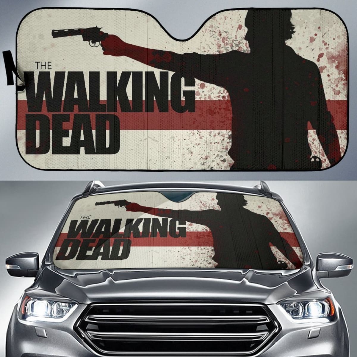 The Walking Dead Shoot Auto Sun Shade Mn05 Universal Fit 111204