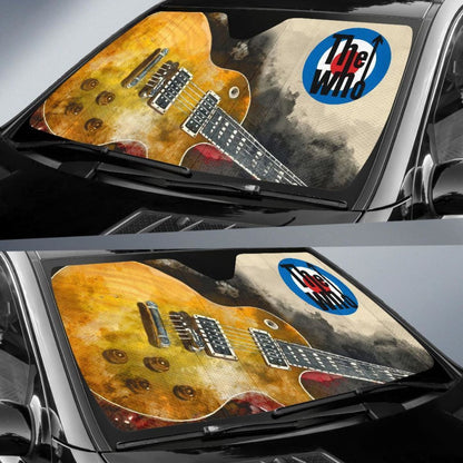 The Who Car Auto Sun Shade Guitar Rock Band Fan Universal Fit 174503