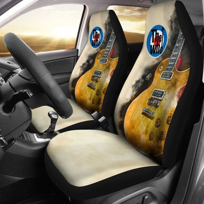 The Who Car Seat Covers Guitar Rock Band Fan Universal Fit 194801