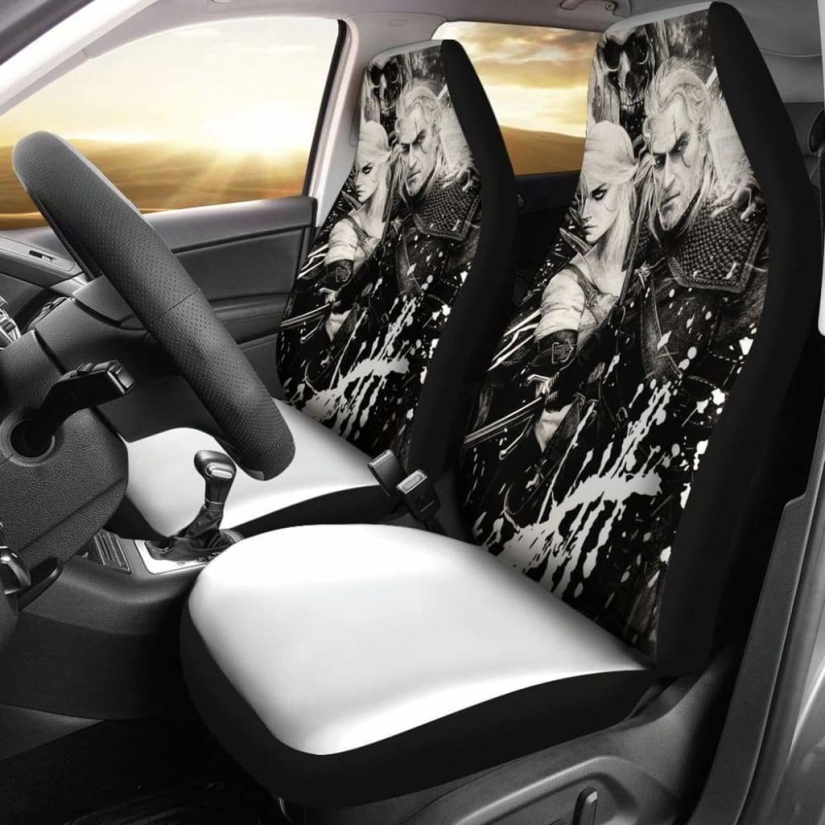 The Witcher 3 Art Car Seat Covers Universal Fit 051012