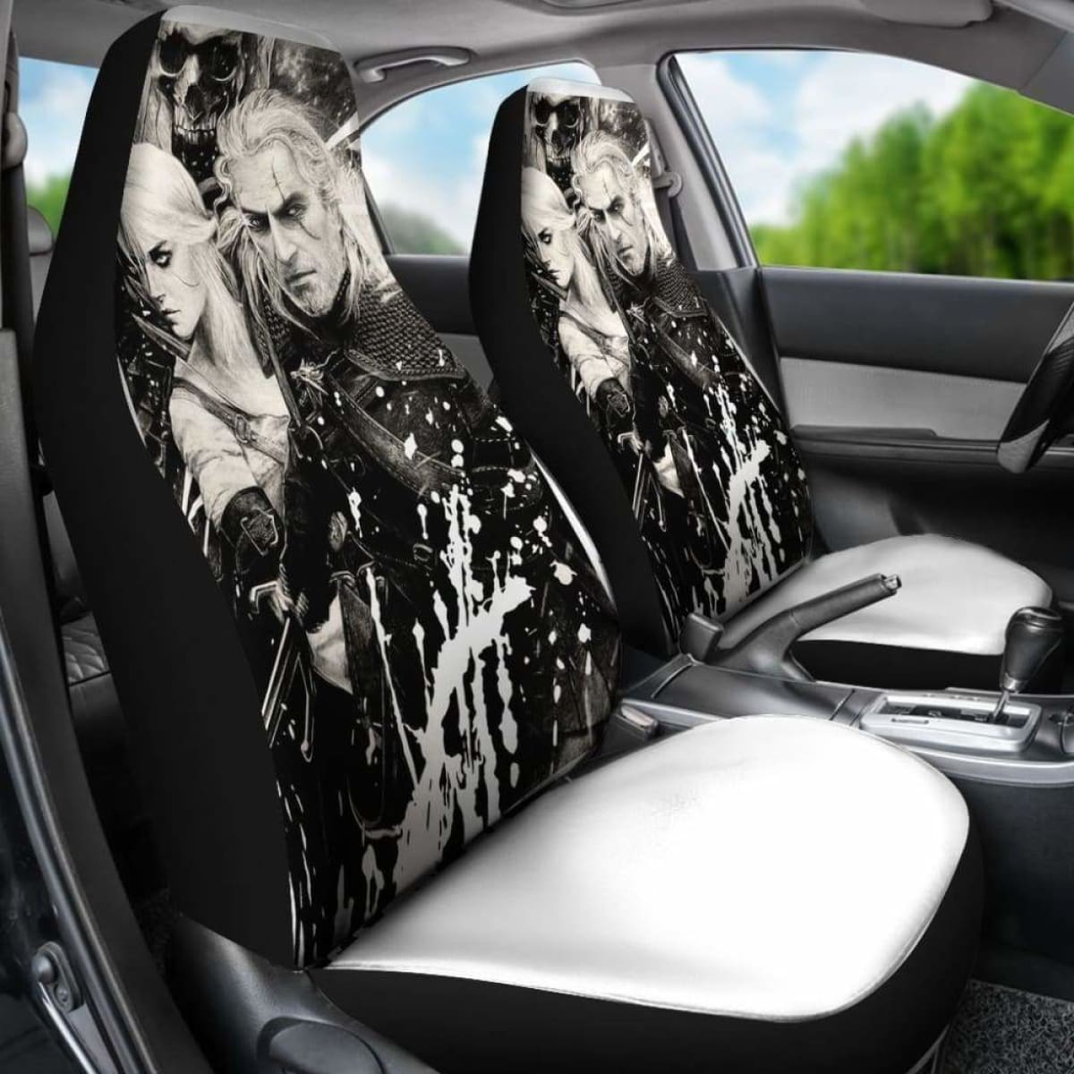 The Witcher 3 Art Car Seat Covers Universal Fit 051012