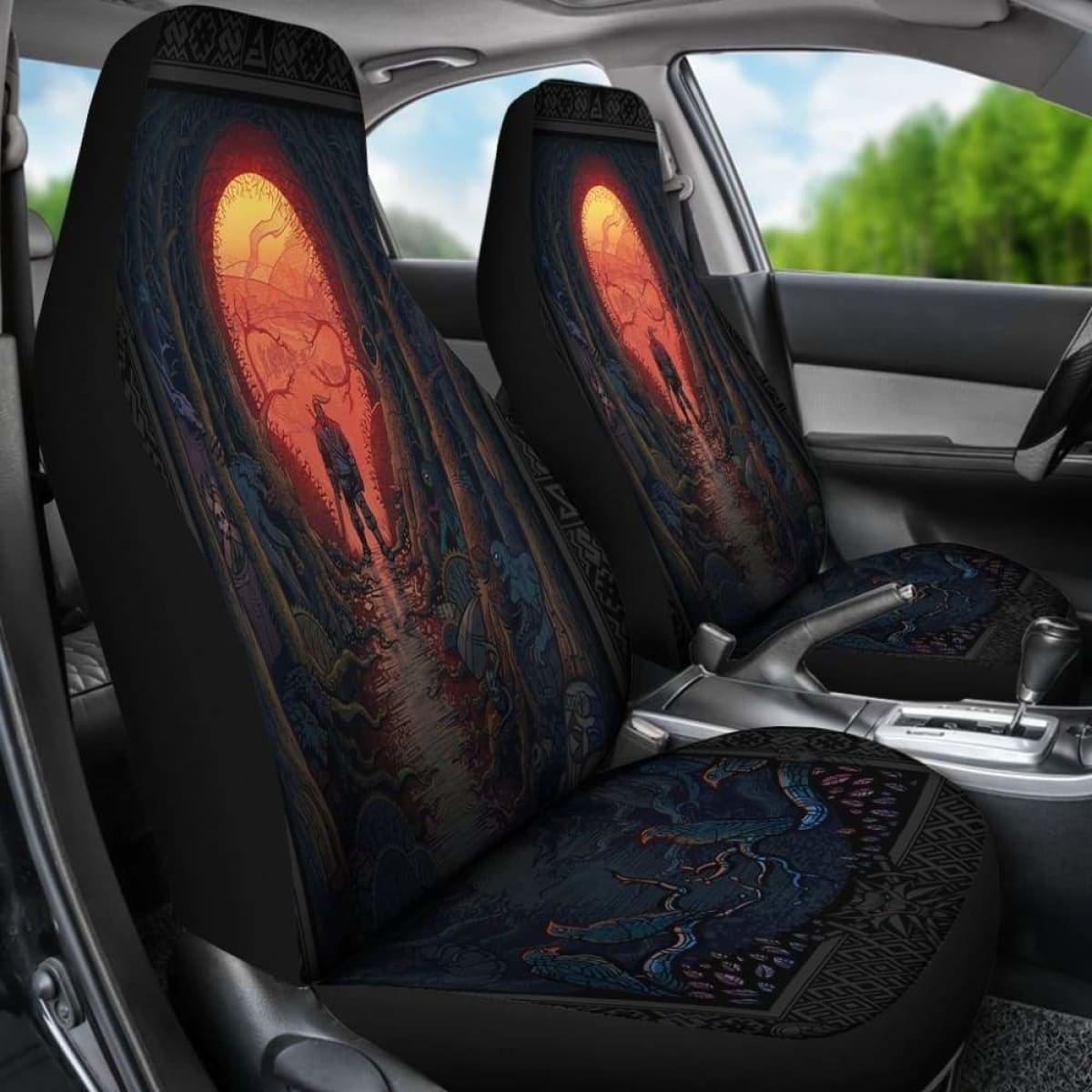 The Witcher Art Car Seat Covers Universal Fit 051012