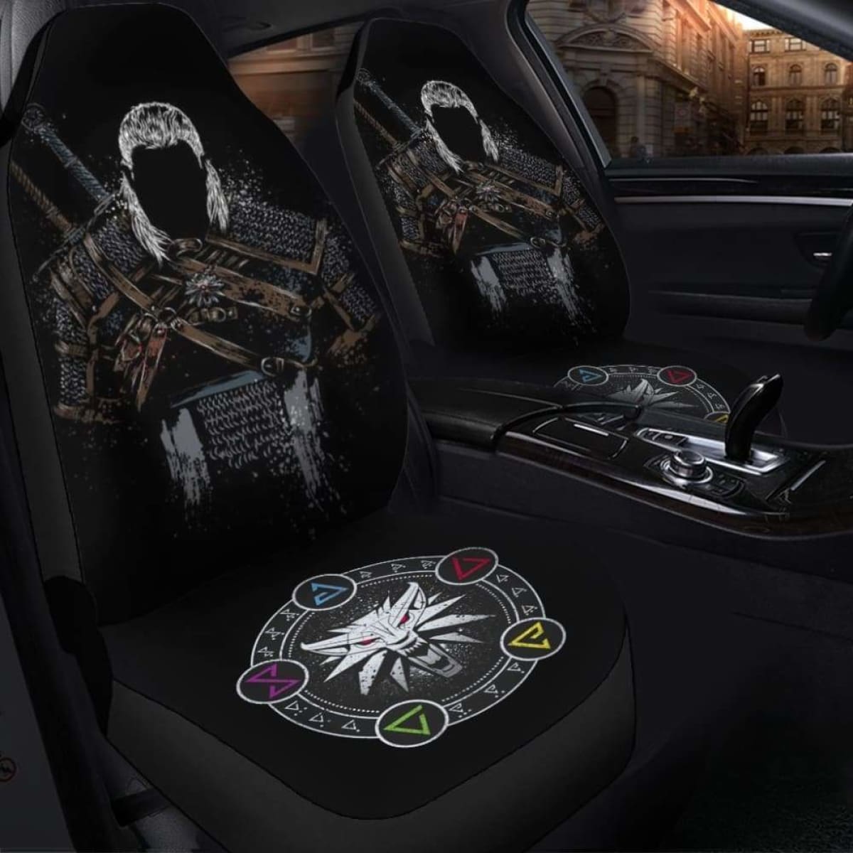 The Witcher Badass Car Seat Covers Universal Fit 051012