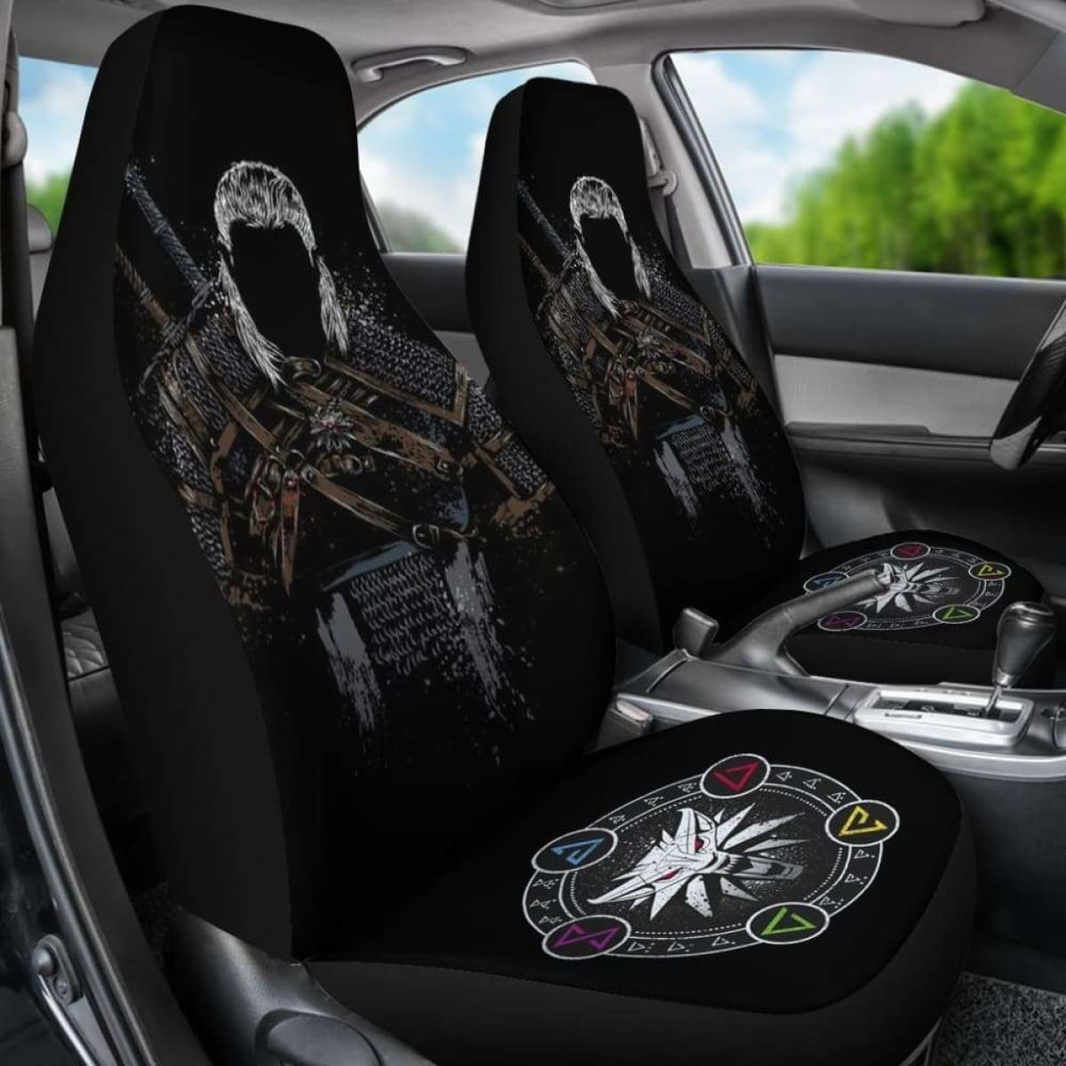 The Witcher Badass Car Seat Covers Universal Fit 051012