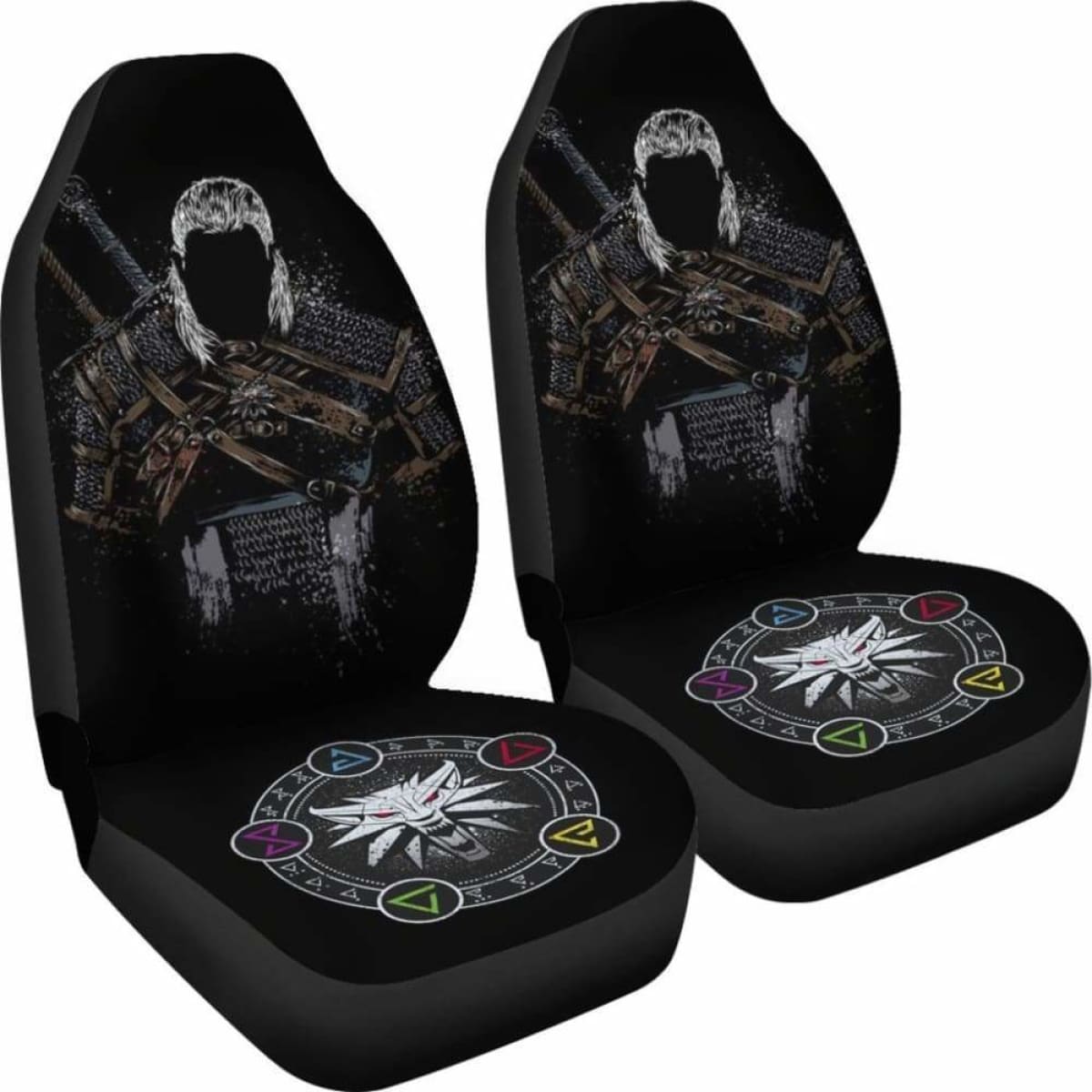 The Witcher Badass Car Seat Covers Universal Fit 051012