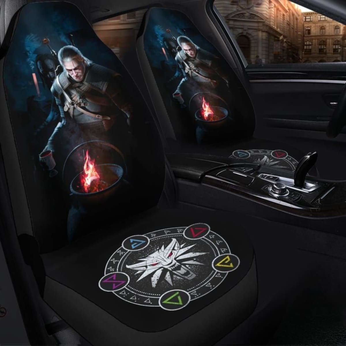 The Witcher 3 Car Seat Covers Universal Fit 051012