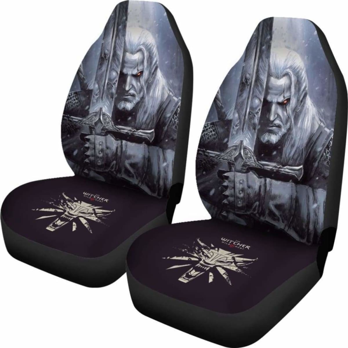 The Witcher 3 Dark Car Seat Covers Universal Fit 051012