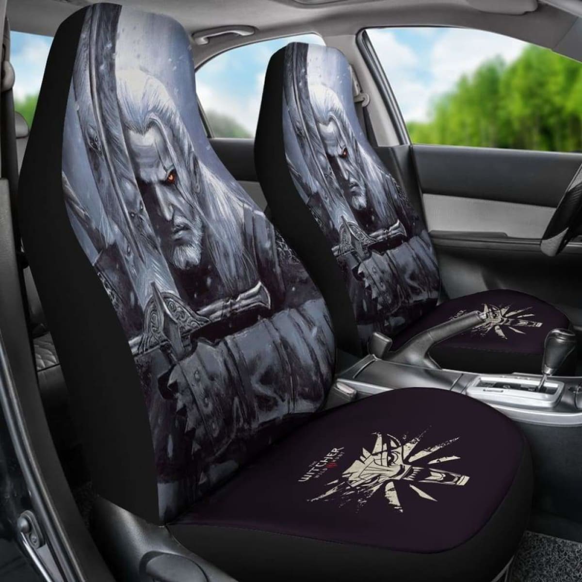 The Witcher 3 Dark Car Seat Covers Universal Fit 051012