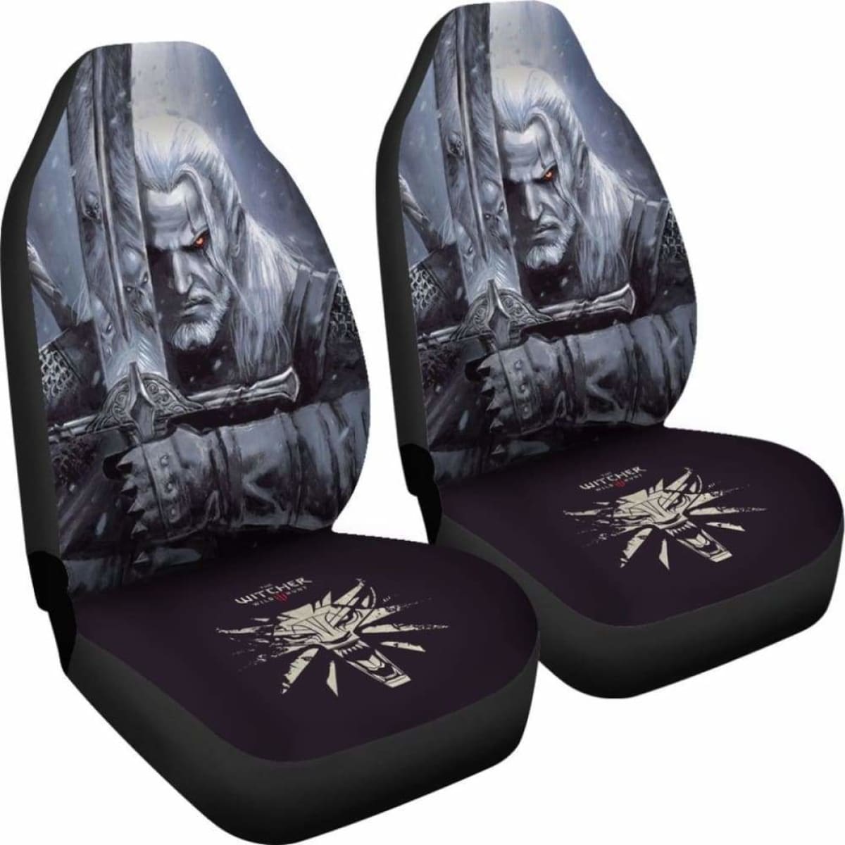 The Witcher 3 Dark Car Seat Covers Universal Fit 051012