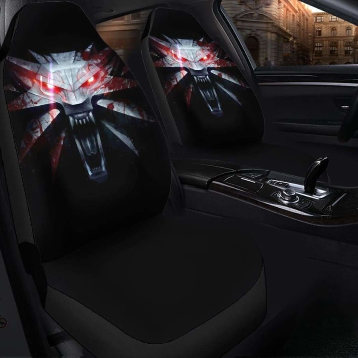 The Witcher Emblem 1 Car Seat Covers Universal Fit 051012