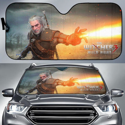 The Witcher Fire Auto Sun Shade Nh06 Universal Fit 111204