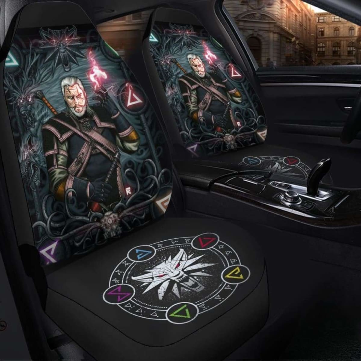 The Witcher Game Car Seat Covers Universal Fit 051012