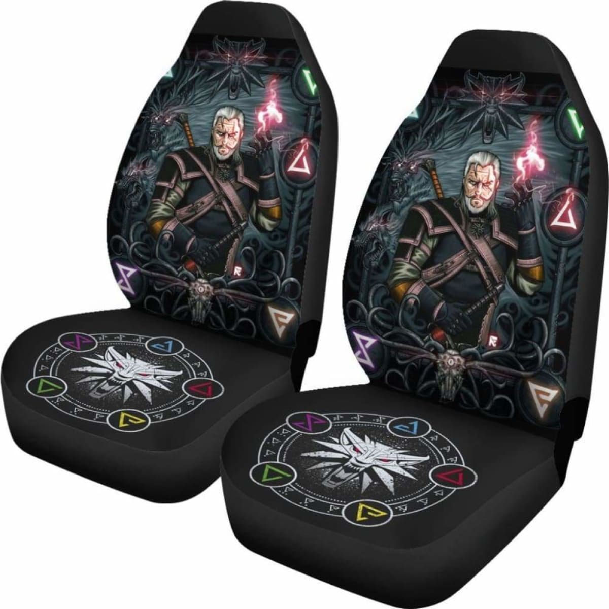 The Witcher Game Car Seat Covers Universal Fit 051012