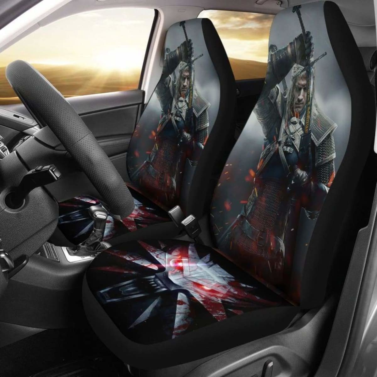 The Witcher Henry Carvill Car Seat Covers Universal Fit 051012
