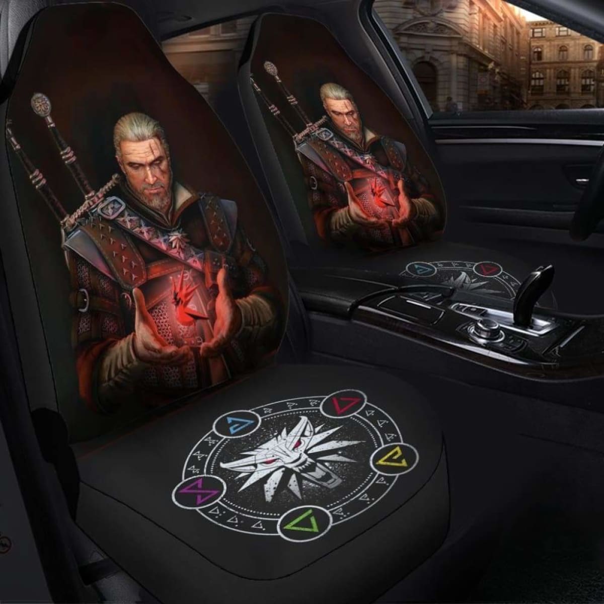 The Witcher Hunt Car Seat Covers Universal Fit 051012