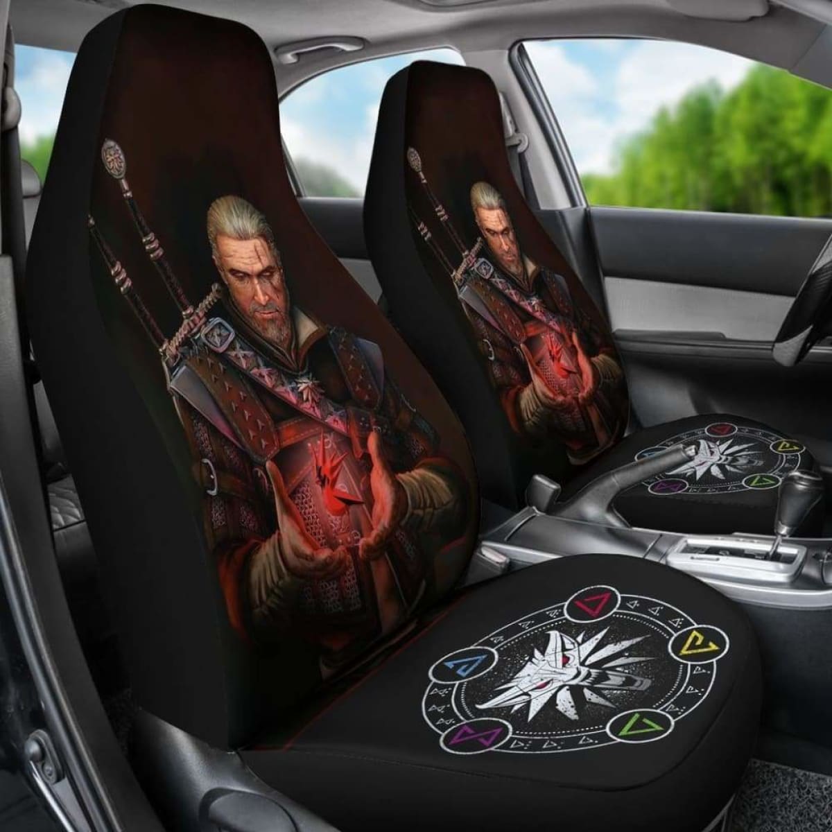 The Witcher Hunt Car Seat Covers Universal Fit 051012