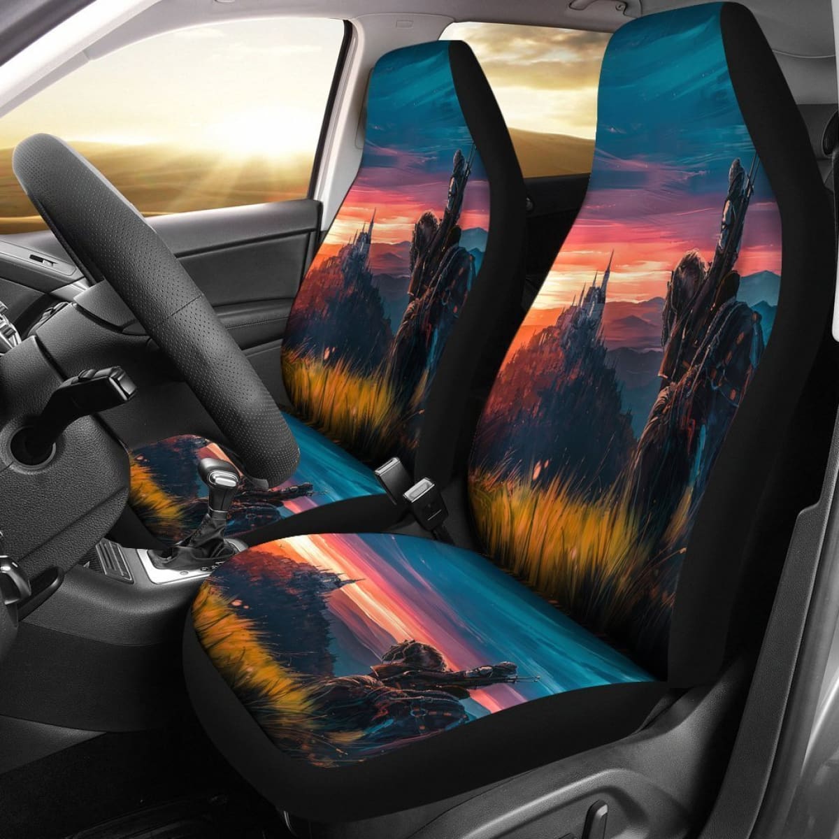 The Witcher Movie Sun Set Seat Covers Amazing Best Gift Ideas 2020 Universal Fit 090505
