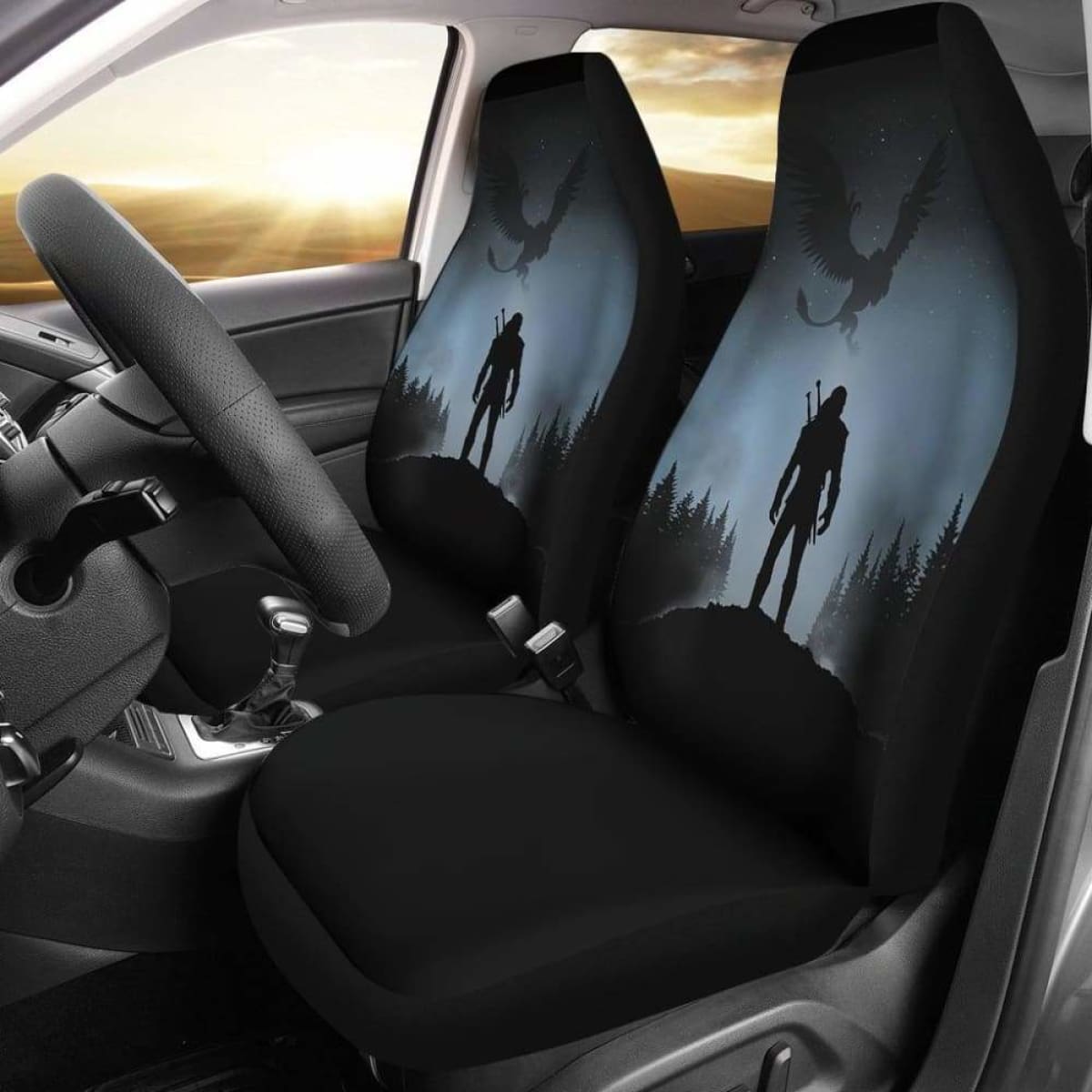The Witcher Night Car Seat Covers Universal Fit 051012