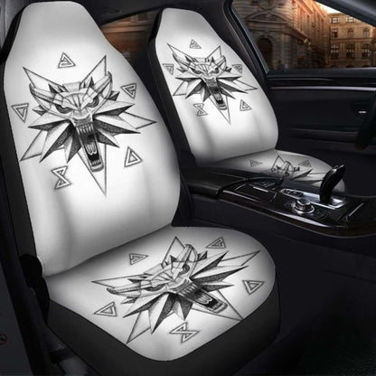 The Witcher Symbol Car Seat Covers Universal Fit 051012