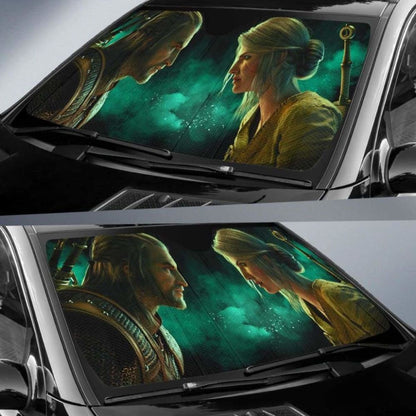 The Witcher 3 Wild Hunt Auto Sun Shades 918b Universal Fit