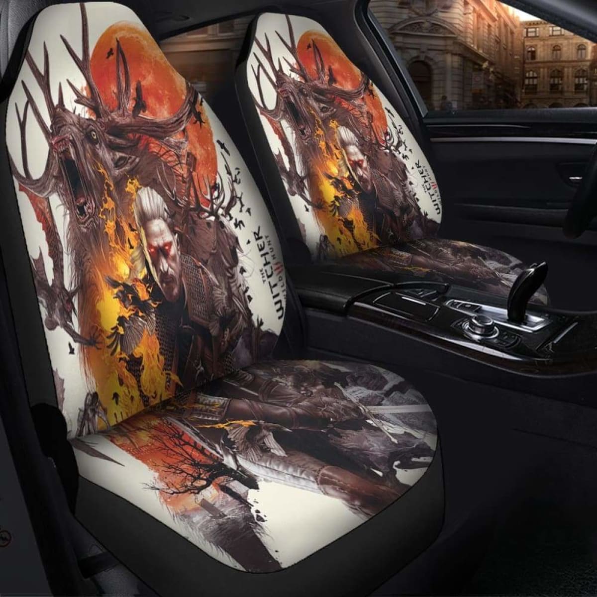 The Witcher 3 Wild Hunt Car Seat Covers Universal Fit 051012