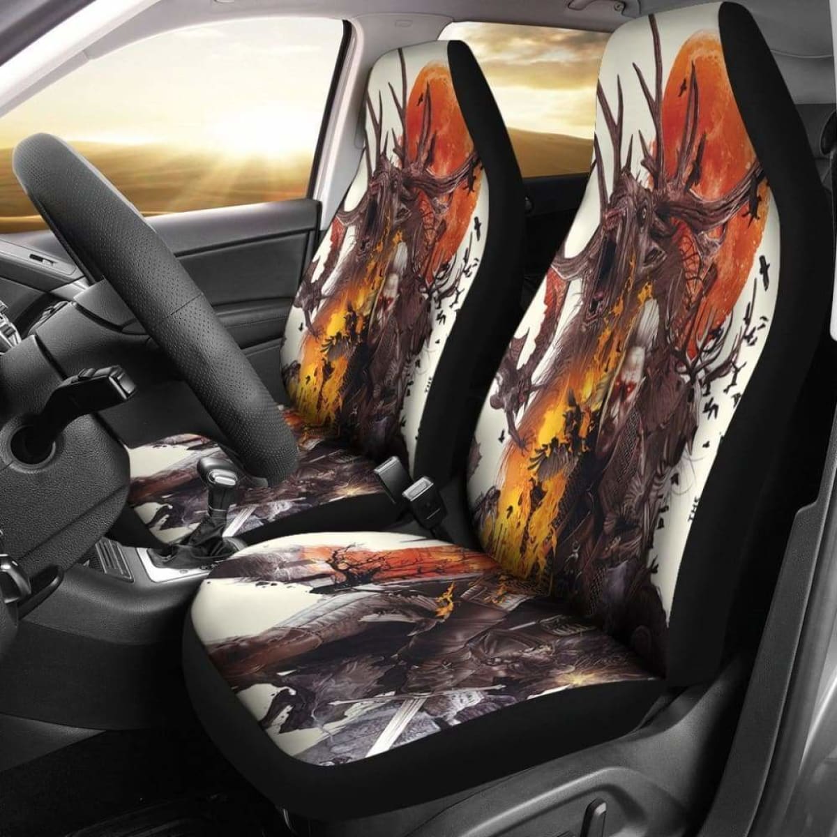 The Witcher 3 Wild Hunt Car Seat Covers Universal Fit 051012
