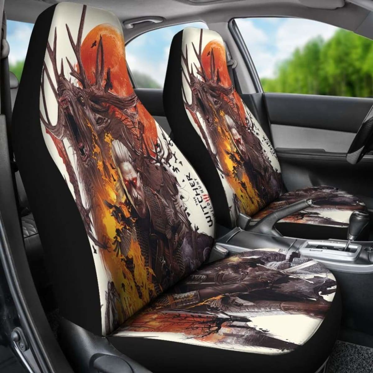 The Witcher 3 Wild Hunt Car Seat Covers Universal Fit 051012
