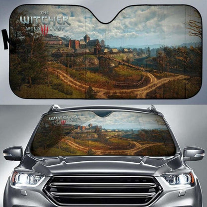 The Witcher 3: Wild Hunt Game Fan Gift Car Sun Shades Universal Fit 051012