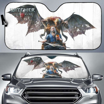 The Witcher 3: Wild Hunt Geralt Car Auto Sun Shades Gaming 3D Universal Fit 051012