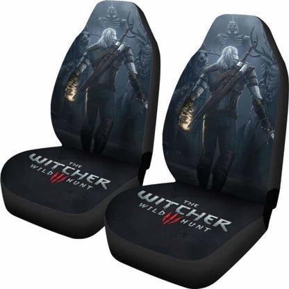 The Witcher 3: Wild Hunt Geralt Car Seat Covers Game Fan Gift Universal Fit 051012