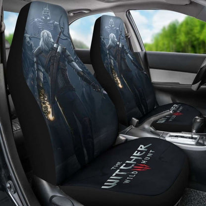 The Witcher 3: Wild Hunt Geralt Car Seat Covers Game Fan Gift Universal Fit 051012
