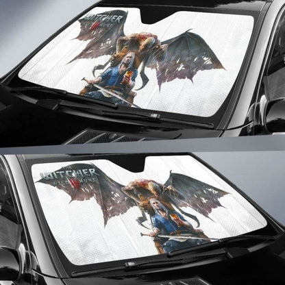 The Witcher 3: Wild Hunt Geralt Game Car Sun Shades Universal Fit 051012