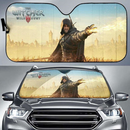 The Witcher 3: Wild Hunt Geralt Game Car Sun Shades Universal Fit 051012