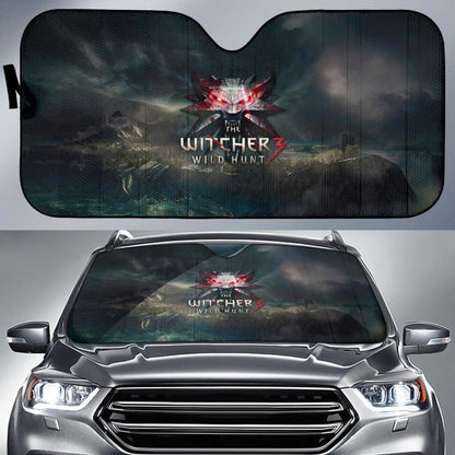 The Witcher Wild Hunt Symbol Auto Sun Shade Nh06 Universal Fit 111204