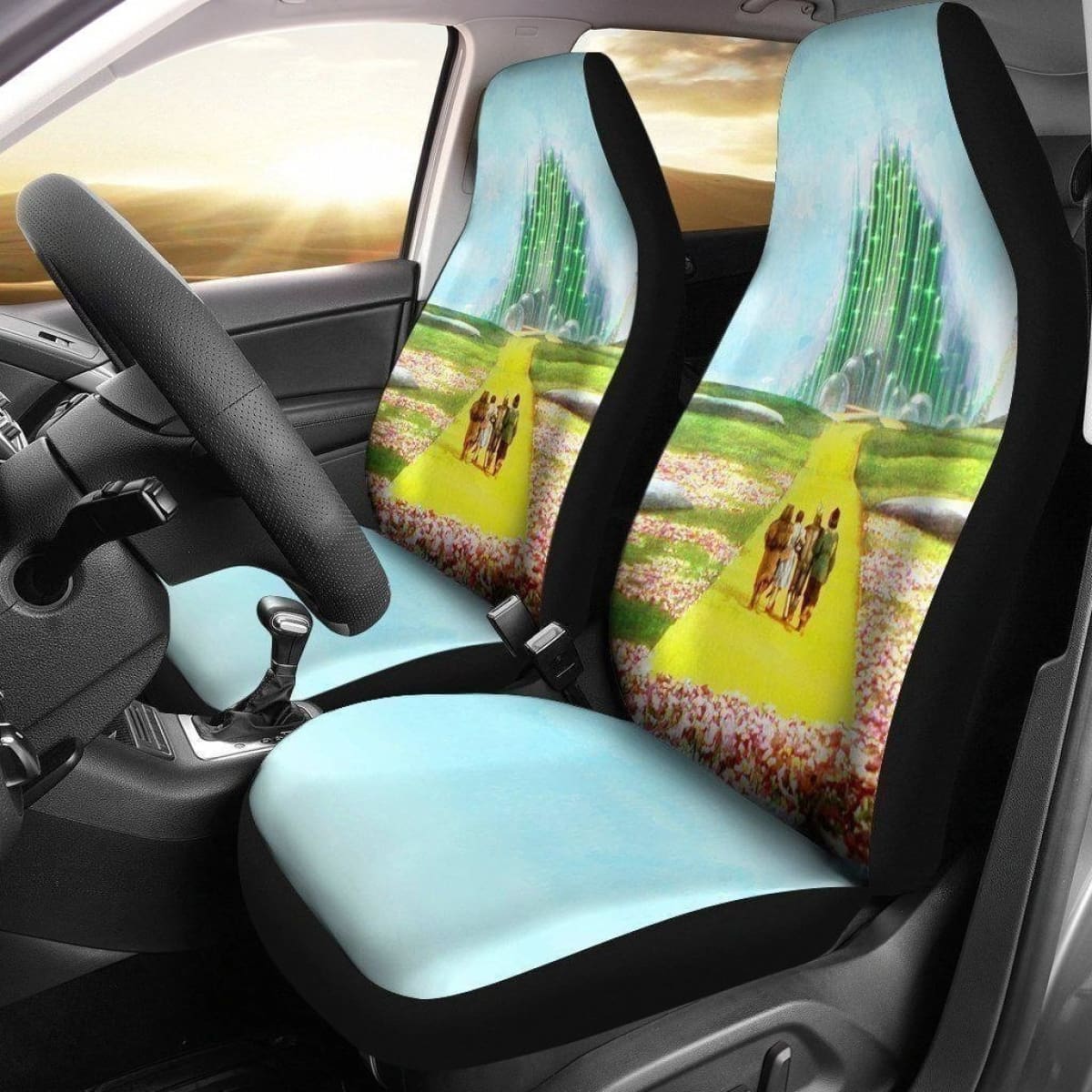 The Wizard Of Oz Car Seat Covers Go To Emerald City Universal Fit 194801