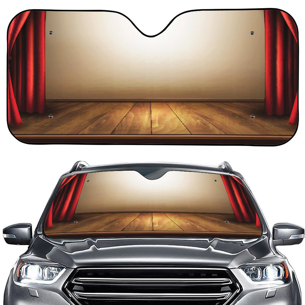 Theater Stage Print Car Windshield Sun Shade