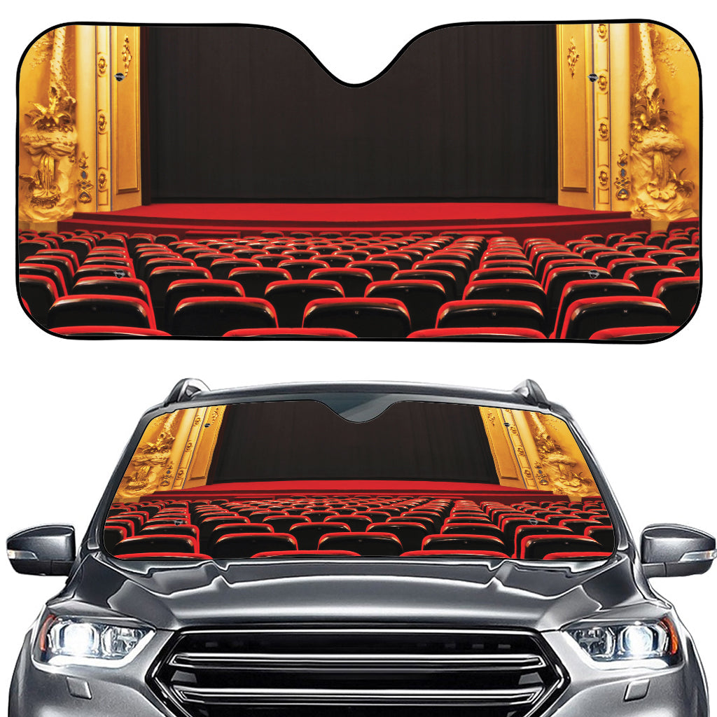 Theatre Stage Print Car Windshield Sun Shade
